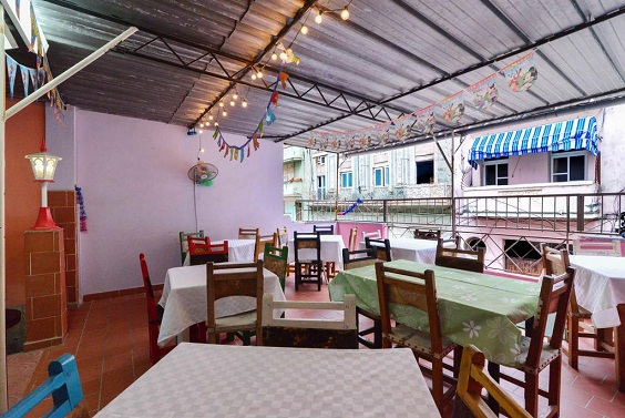 'Upsatairs terrace' Casas particulares are an alternative to hotels in Cuba.